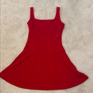 Cute flared Red Dress